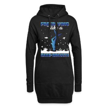 Plongée, Apnée Plongée, Apnée No Limit Apnée Apnée - Sweat-shirt à capuche long Femme - noir - Devant