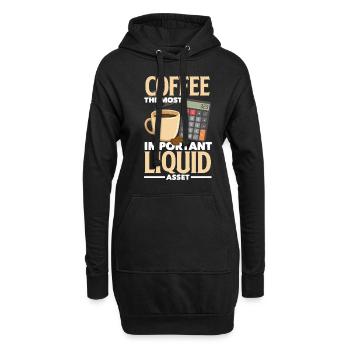 Drôle de cadeau comptable de conseiller fiscal - Sweat-shirt à capuche long Femme - noir - Devant