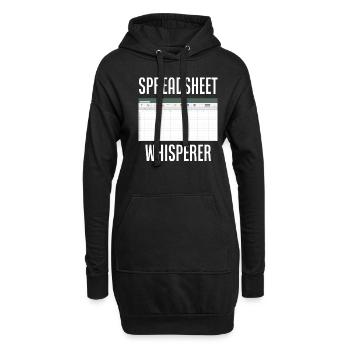 Drôle de cadeau comptable de conseiller fiscal - Sweat-shirt à capuche long Femme - noir - Devant