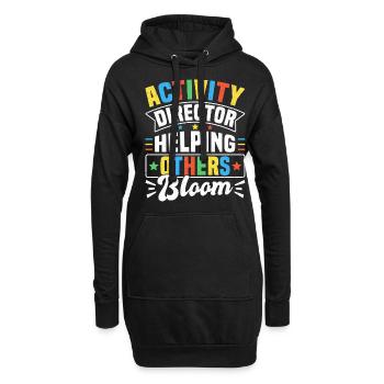 Awesome Activity Director - Hoodie-Kleid - Schwarz - Vorne