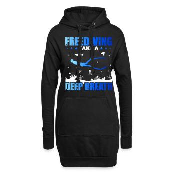 Plongée, Apnée Plongée, Apnée No Limit Apnée Apnée - Sweat-shirt à capuche long Femme - noir - Devant