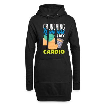 Drôle de cadeau comptable de conseiller fiscal - Sweat-shirt à capuche long Femme - noir - Devant