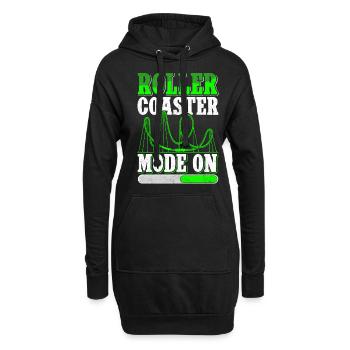 Montagnes russes Montagnes russes Cadeau - Sweat-shirt à capuche long Femme - noir - Devant