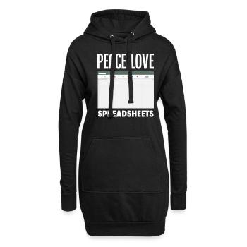 Drôle de cadeau comptable de conseiller fiscal - Sweat-shirt à capuche long Femme - noir - Devant