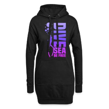 Plongée, Apnée Plongée, Apnée No Limit Apnée Apnée - Sweat-shirt à capuche long Femme - noir - Devant