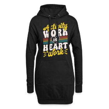 Activity Director Appreciation - Hoodie-Kleid - Schwarz - Vorne
