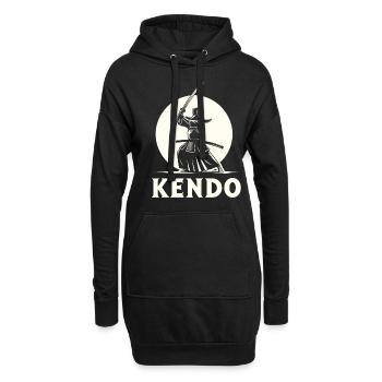 Entraînement de combattant de Kendo MMA : Arts martiaux et mixte - Sweat-shirt à capuche long Femme - noir - Devant