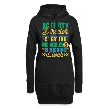 Activity Director Appreciation - Hoodie-Kleid - Schwarz - Vorne