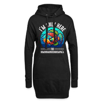Humuhumunukunukuapua'a Reef Hawaiian Triggerfish - Hoodie Dress - black - Front