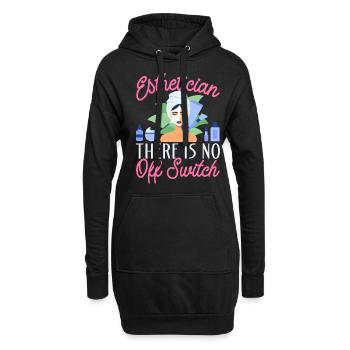 Beautician EstheticianThere's No - Hoodie-Kleid - Schwarz - Vorne