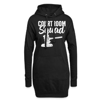 Jurastudent Jurastudium Zukünftiger Jurist - Hoodie-Kleid - Schwarz - Vorne