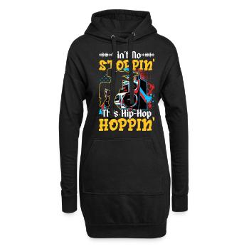 Hiphop Tanz Tänzer - Hoodie-Kleid - Schwarz - Vorne