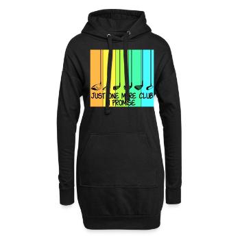 Club de golf Joueurs de golf - Sweat-shirt à capuche long Femme - noir - Devant