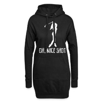 Golf Girl Golf Club - Sweat-shirt à capuche long Femme - noir - Devant