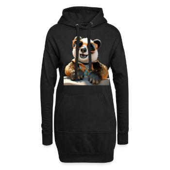 Panda Bear Lunettes de soleil Pandas Love Cute Panda Bear - Sweat-shirt à capuche long Femme - noir - Devant
