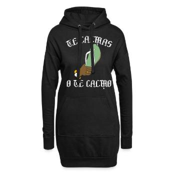 Hispanisch Latino Amerikanisch Mexikanisch - Hoodie-Kleid - Schwarz - Vorne