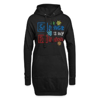 Science Athée Athéisme Agnostique Athéisme - Sweat-shirt à capuche long Femme - noir - Devant