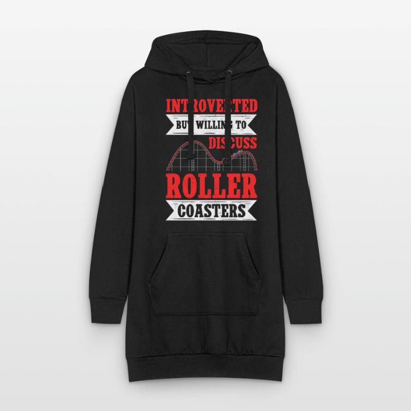 Roller Coaster Roller Coaster Roller Coaster Gift Hoodie Dress