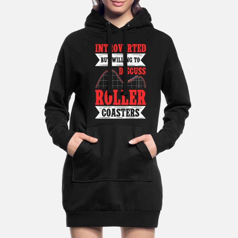 Roller Coaster Roller Coaster Roller Coaster Gift Hoodie Dress