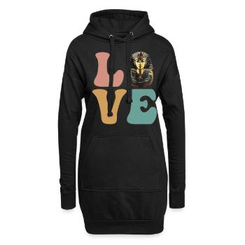 Pharaoh King Does Ancient Egyptian Mythology - Hoodie Dress - black - Front
