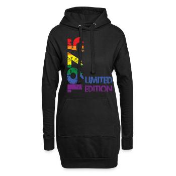 Édition limitée 1975 - Sweat-shirt à capuche long Femme - noir - Devant