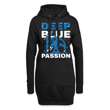 Plongée sous-marine, Plongée sous-marine, Vacances en mer - Sweat-shirt à capuche long Femme - noir - Devant