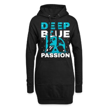 Plongée sous-marine, Plongée sous-marine, Vacances en mer - Sweat-shirt à capuche long Femme - noir - Devant