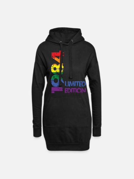 Limited Edition 1984 - Hoodie-Kleid - Schwarz