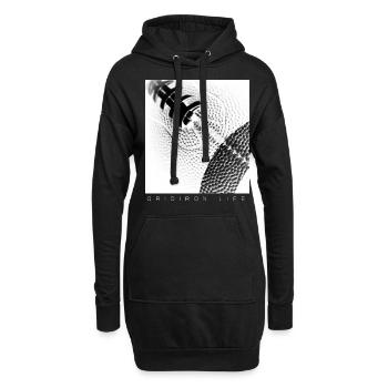 Gridiron Football Jour de jeu américain Touchdown Duke - Sweat-shirt à capuche long Femme - noir - Devant