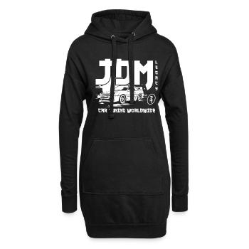 weltweit JDM Auto Tuning - Hoodie-Kleid - Schwarz - Vorne