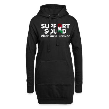 Drapeau mexicain du Mexique - Sweat-shirt à capuche long Femme - noir - Devant