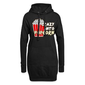 Popcorn Carnival Cinema - Hoodie-Kleid - Schwarz - Vorne
