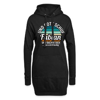 Finn - Hoodie-Kleid - Schwarz - Vorne