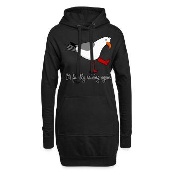 Seagull Bottes de pluie Gull - Sweat-shirt à capuche long Femme - noir - Devant