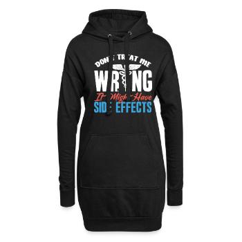 Apotheker Apothekerin Apotheke Geschenk - Hoodie-Kleid - Schwarz - Vorne