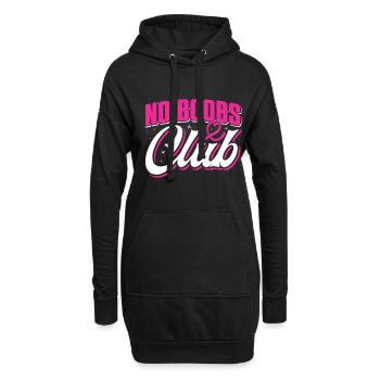 Pride Mastectomie Survivante du cancer Cancer du sein - Sweat-shirt à capuche long Femme - noir - Devant