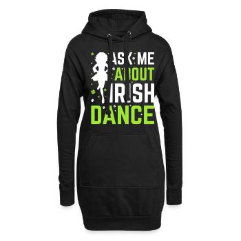 Danse irlandaise Danse irlandaise - Sweat-shirt à capuche long Femme - noir - Devant