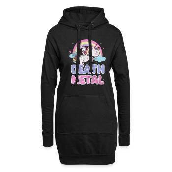 Death Metal - Hoodie-Kleid - Schwarz - Vorne