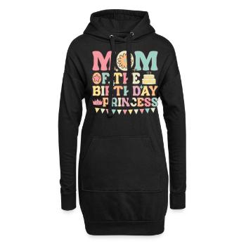 Drôle de maman chanteuse de karaoké - Sweat-shirt à capuche long Femme - noir - Devant