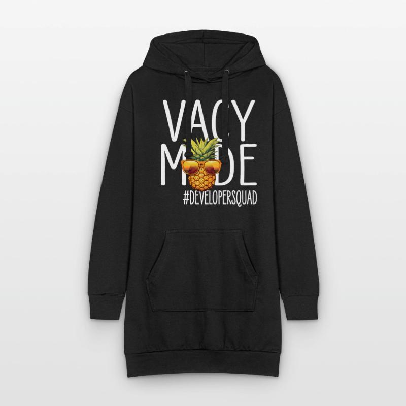 Developer Vacation Vacy Mode Developersquad Hoodie Dress