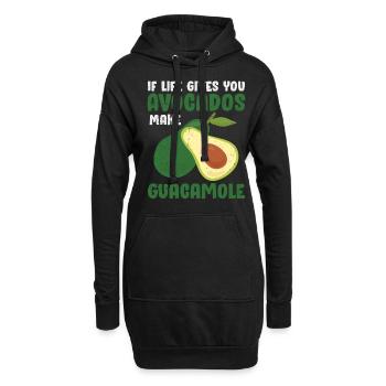 Avocado - Hoodie-Kleid - Schwarz - Vorne