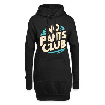 No Pants Club 7 - Hoodie Dress - black - Front