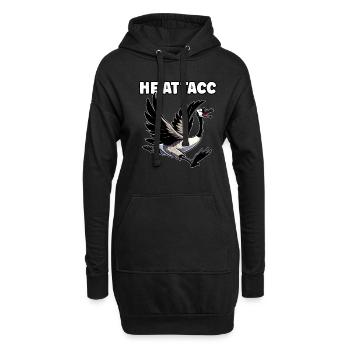 Lustiges kanadisches Gans-Meme - Hoodie-Kleid - Schwarz - Vorne