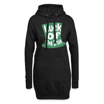 Irish Luck Embrace Celtic Charm & Tradition - Hoodie-Kleid - Schwarz - Vorne