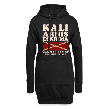 Arnis Eskrima Kali philippin Arts martiaux cadeau - Sweat-shirt à capuche long Femme - noir - Devant