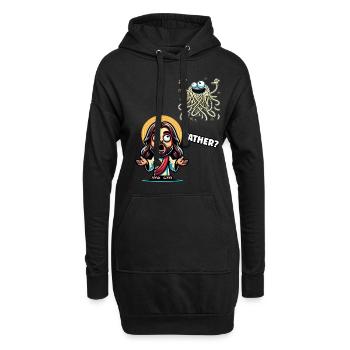 Drôle Athée Anti Religion Fier Athée - Sweat-shirt à capuche long Femme - noir - Devant