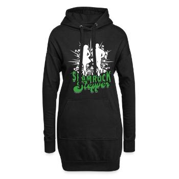 Irish Dance Irischer Tanz Feis Shamrock Stepper - Hoodie-Kleid - Schwarz - Vorne