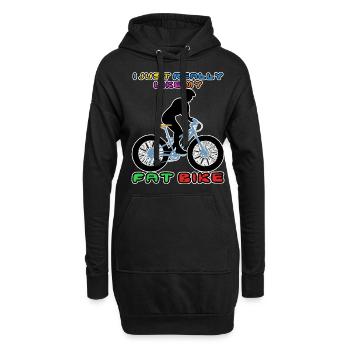 Fat Bike Fat Tires Bike Fatbike - Sweat-shirt à capuche long Femme - noir - Devant