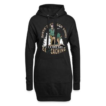 Géocache - Sweat-shirt à capuche long Femme - noir - Devant