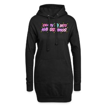 Gymnastics Gymnast Handstands Handstand - Hoodie-Kleid - Schwarz - Vorne